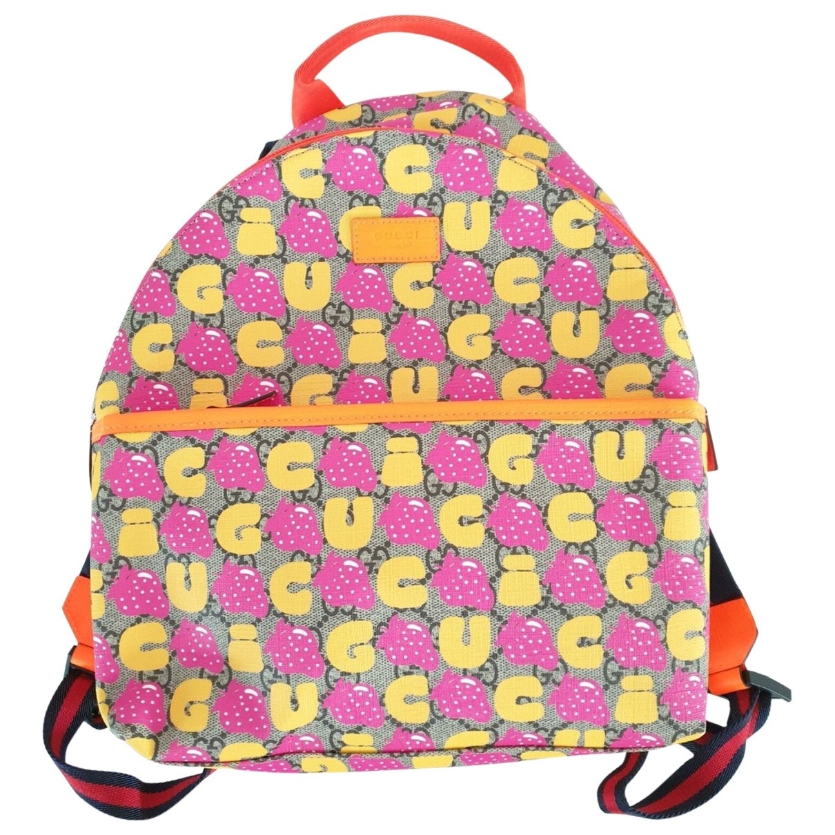 Gucci multicolour synthetic bag & pencil cases
