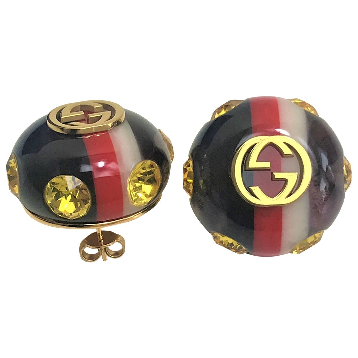 Gucci multicolour metal earrings