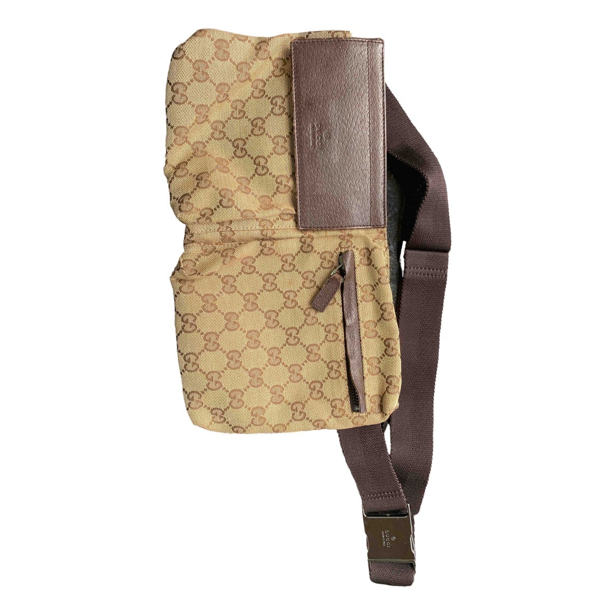 Gucci beige cloth clutch bag