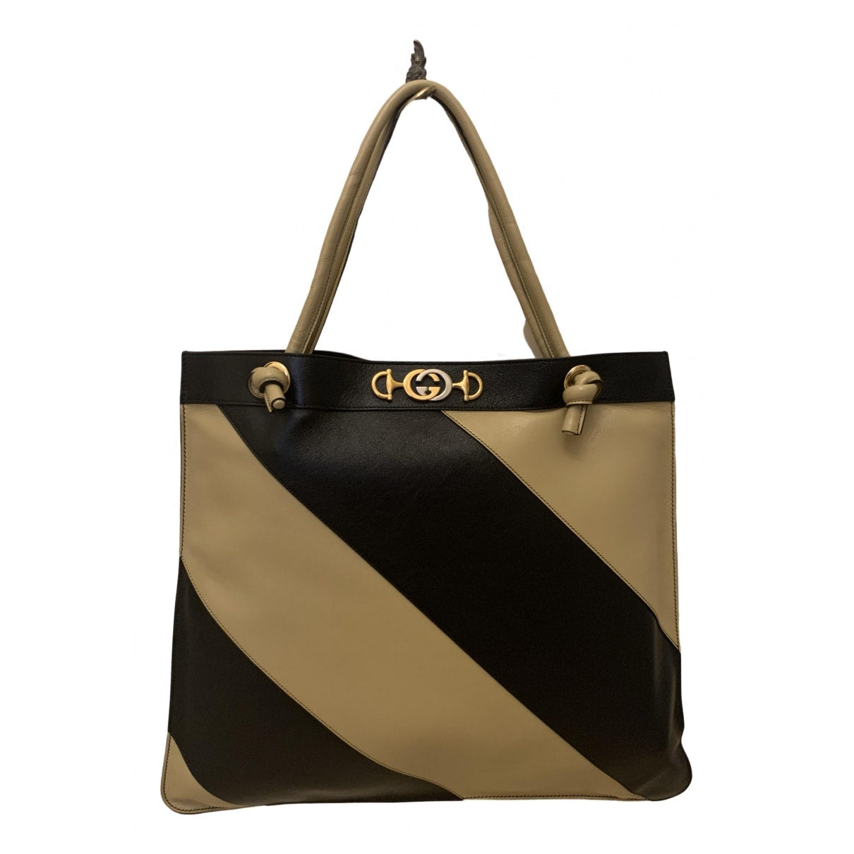 Gucci zumi beige leather handbag