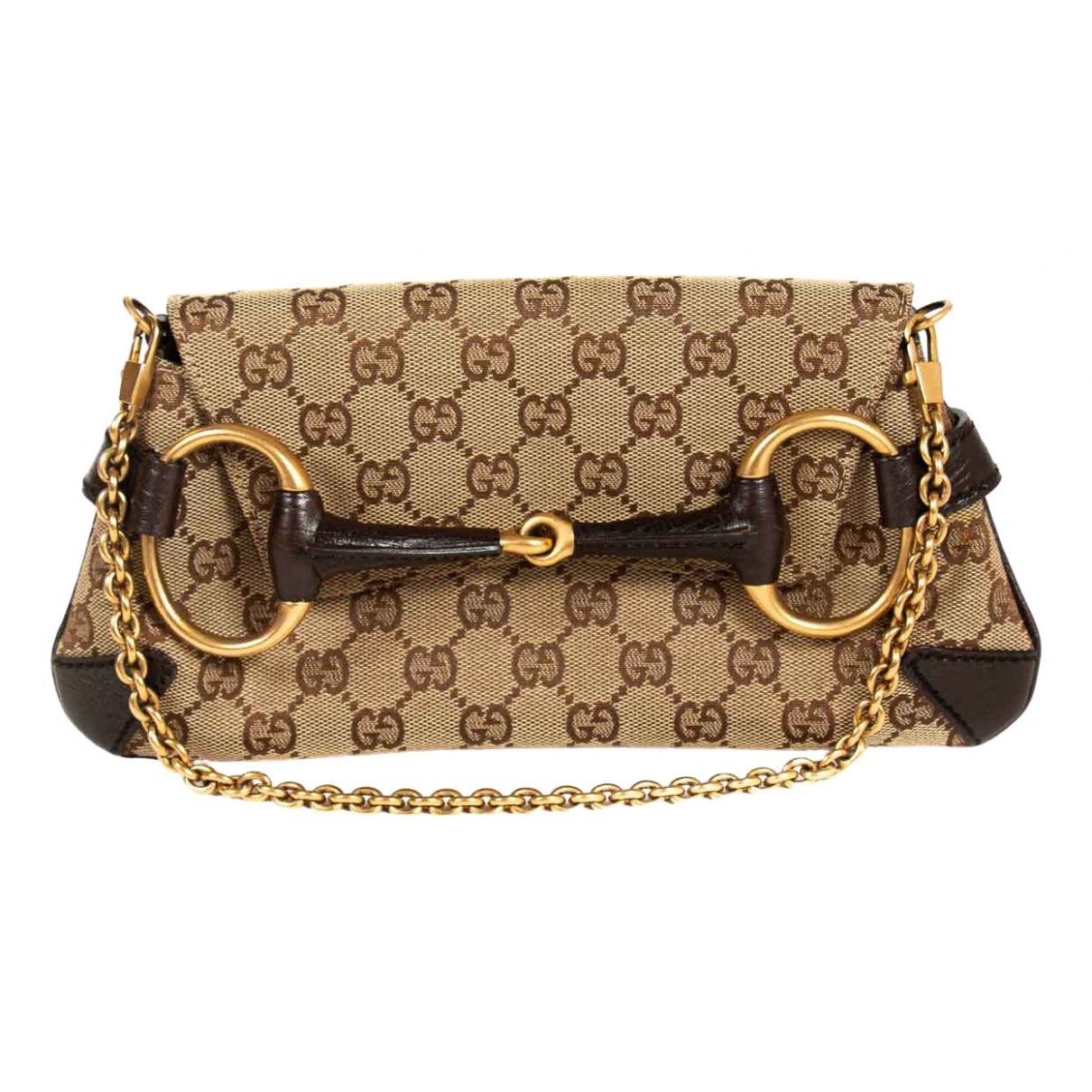 Gucci beige cloth handbag