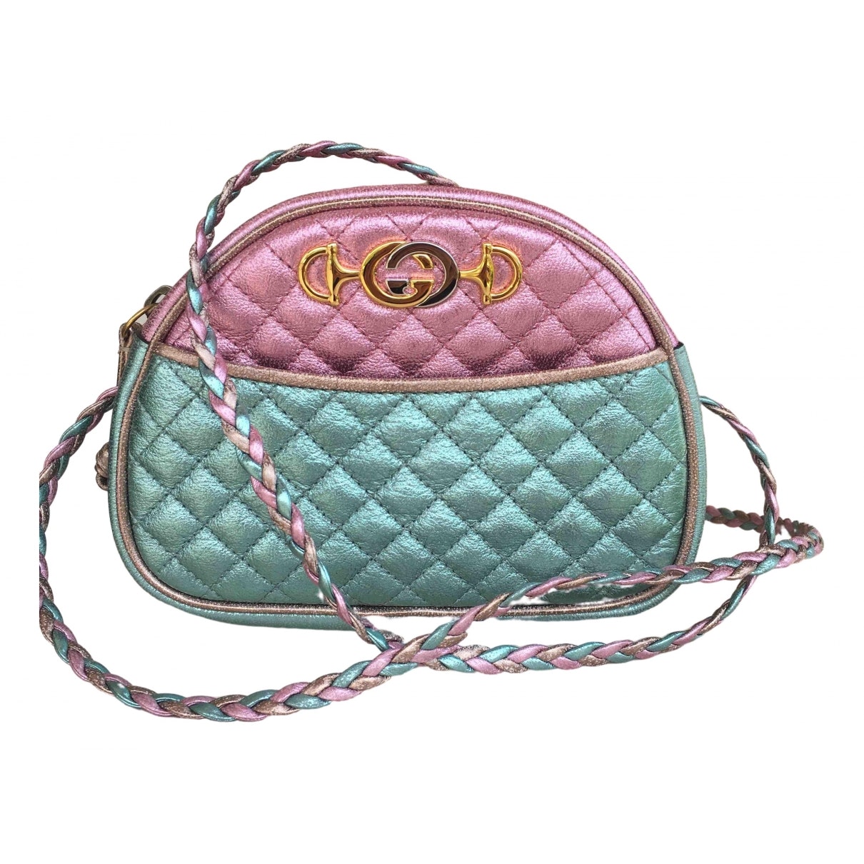 Gucci zumi multicolour leather handbag