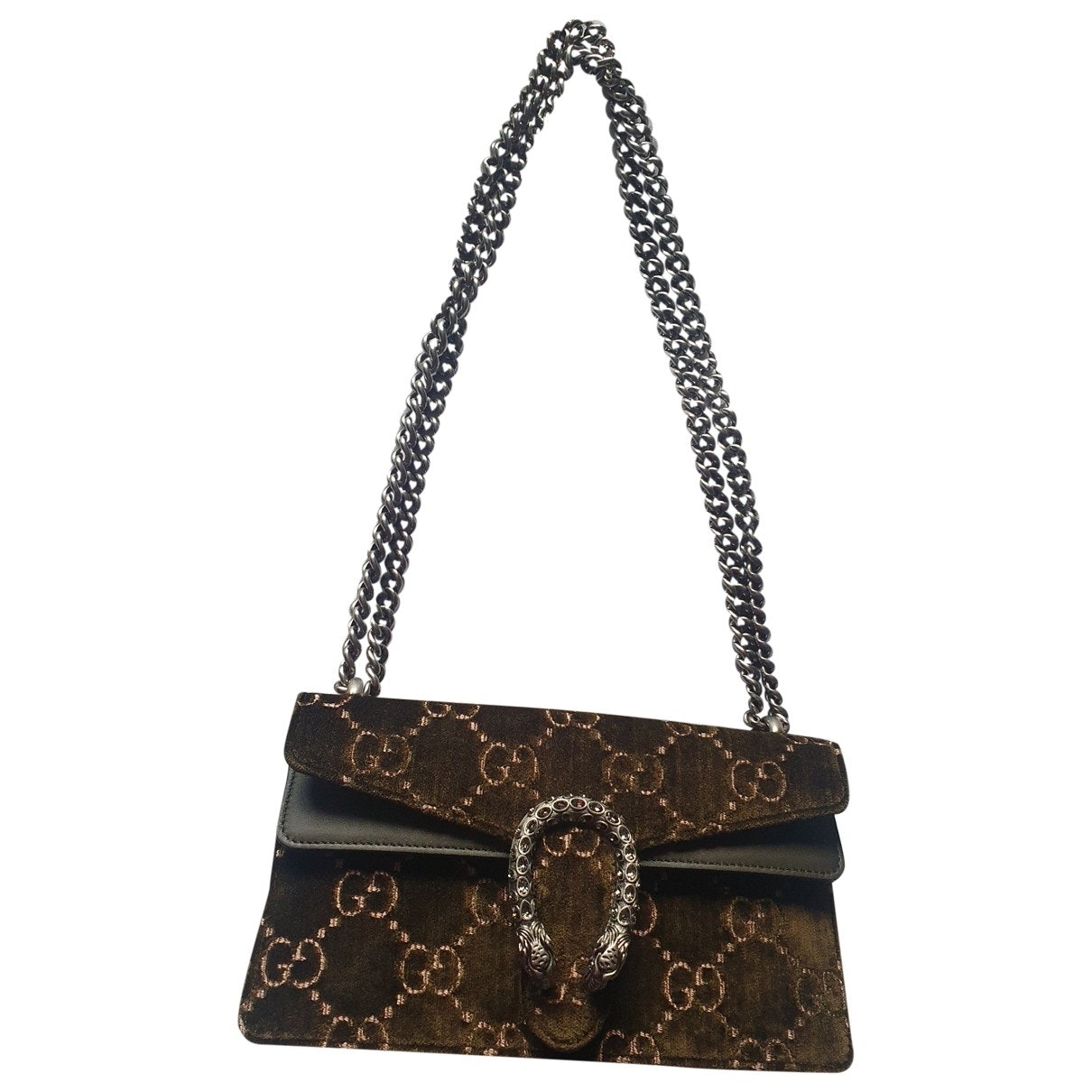 Gucci dionysus green velvet handbag