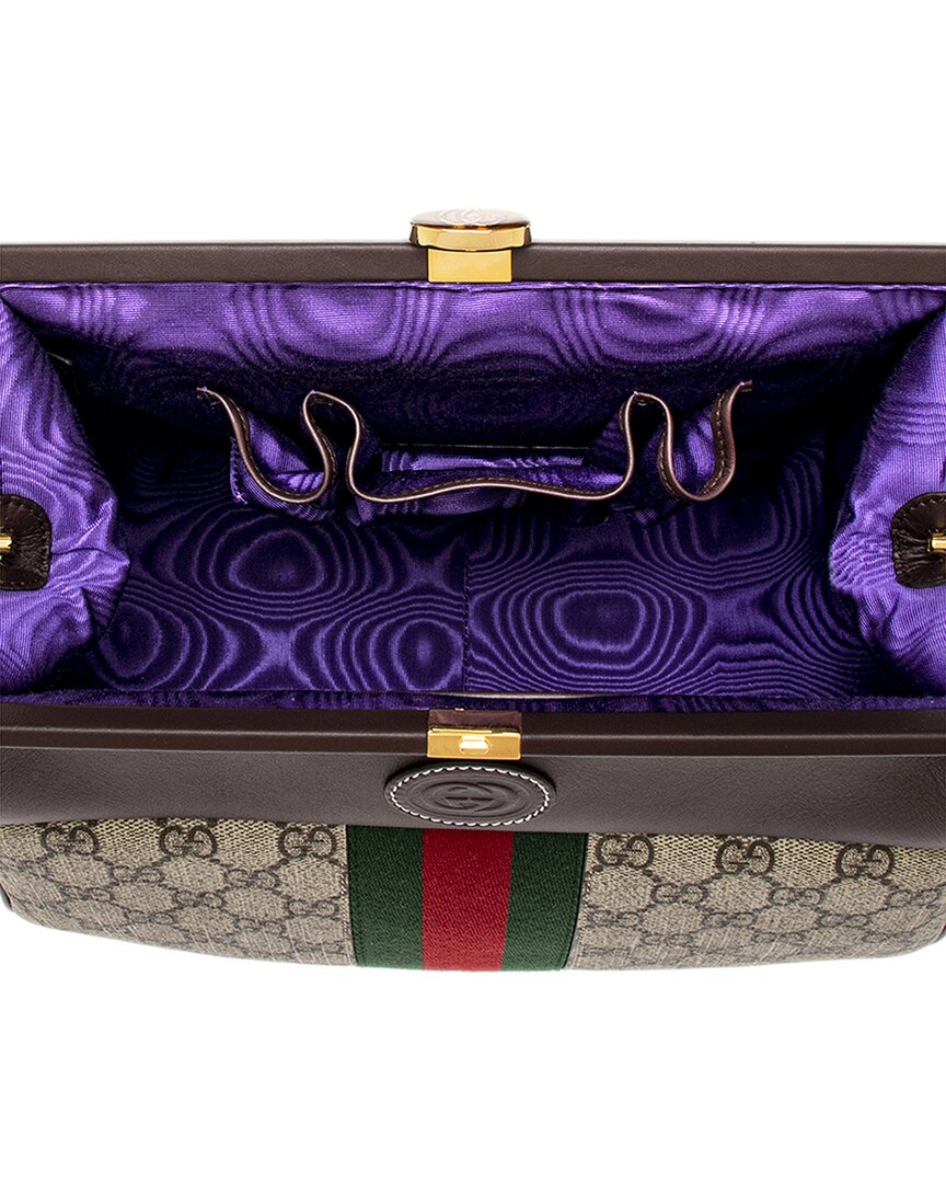Gucci Virgo Small Canvas & Leather Handbag