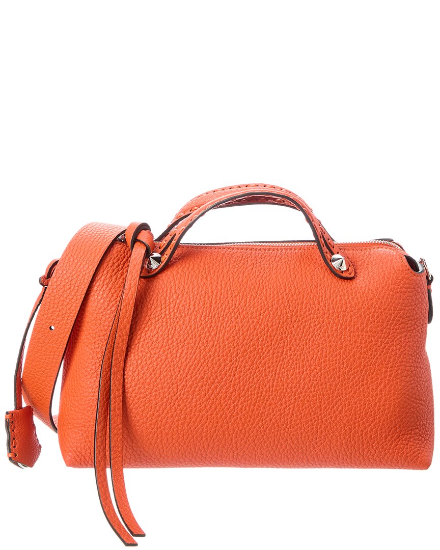 Fendi Handbag Dnu Inv By The Way Selleria Shoulder Leather Red Medium Shoulder Bag