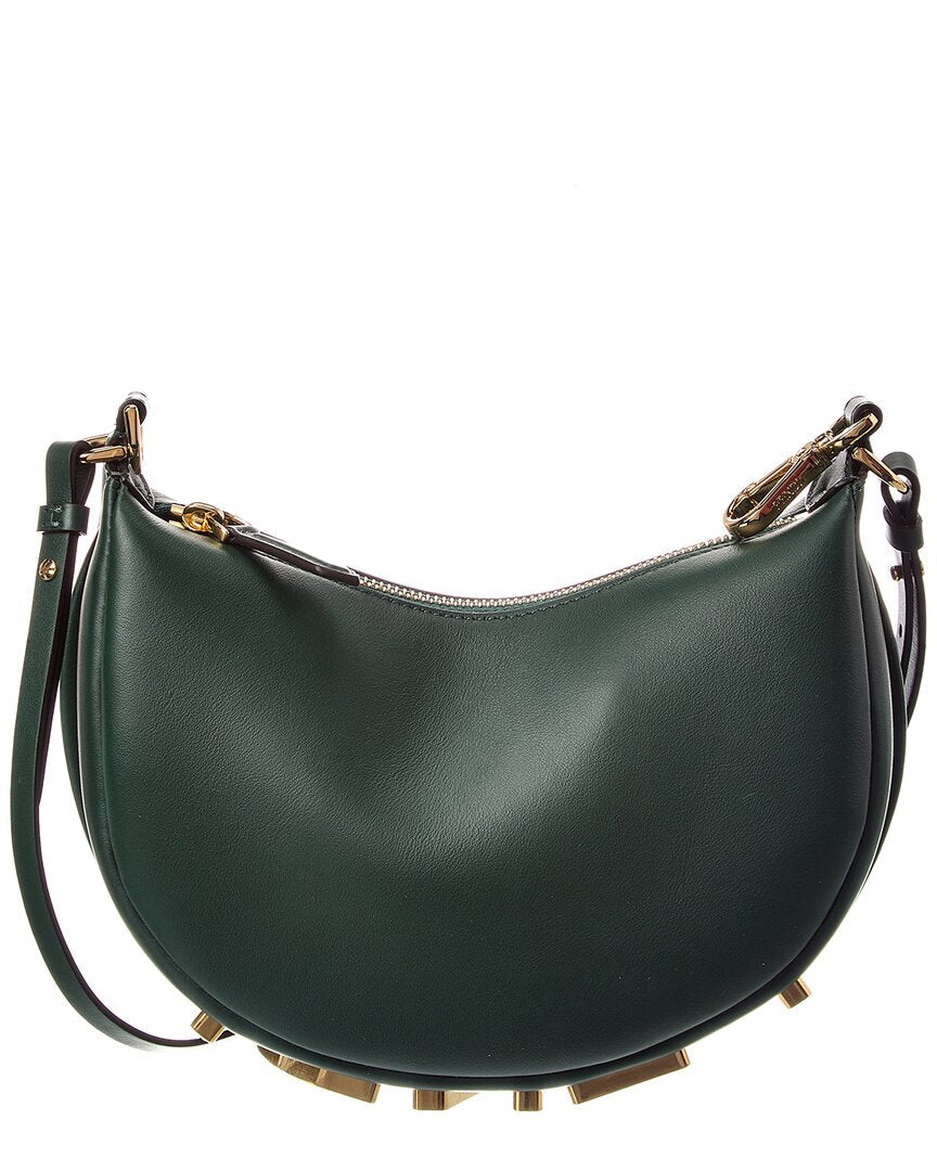 Fendi Handbag graphy Hobo Bag 2 Leather Green Mini