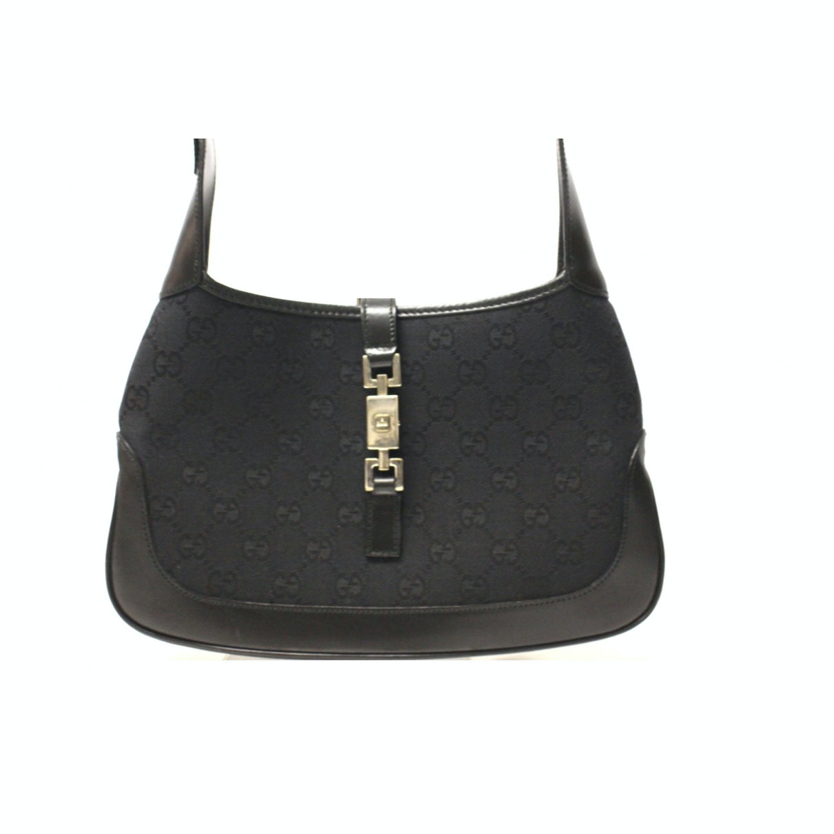Gucci jackie black cloth handbag