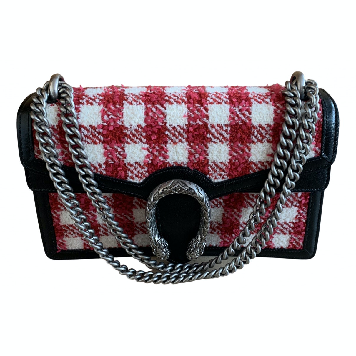 Gucci dionysus red wool handbag