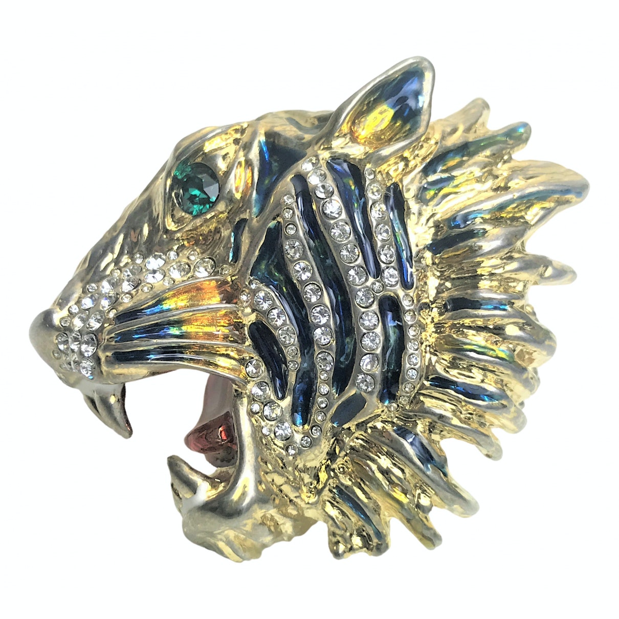 Gucci multicolour metal rings