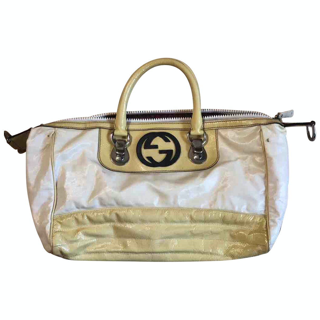 Gucci yellow synthetic handbag