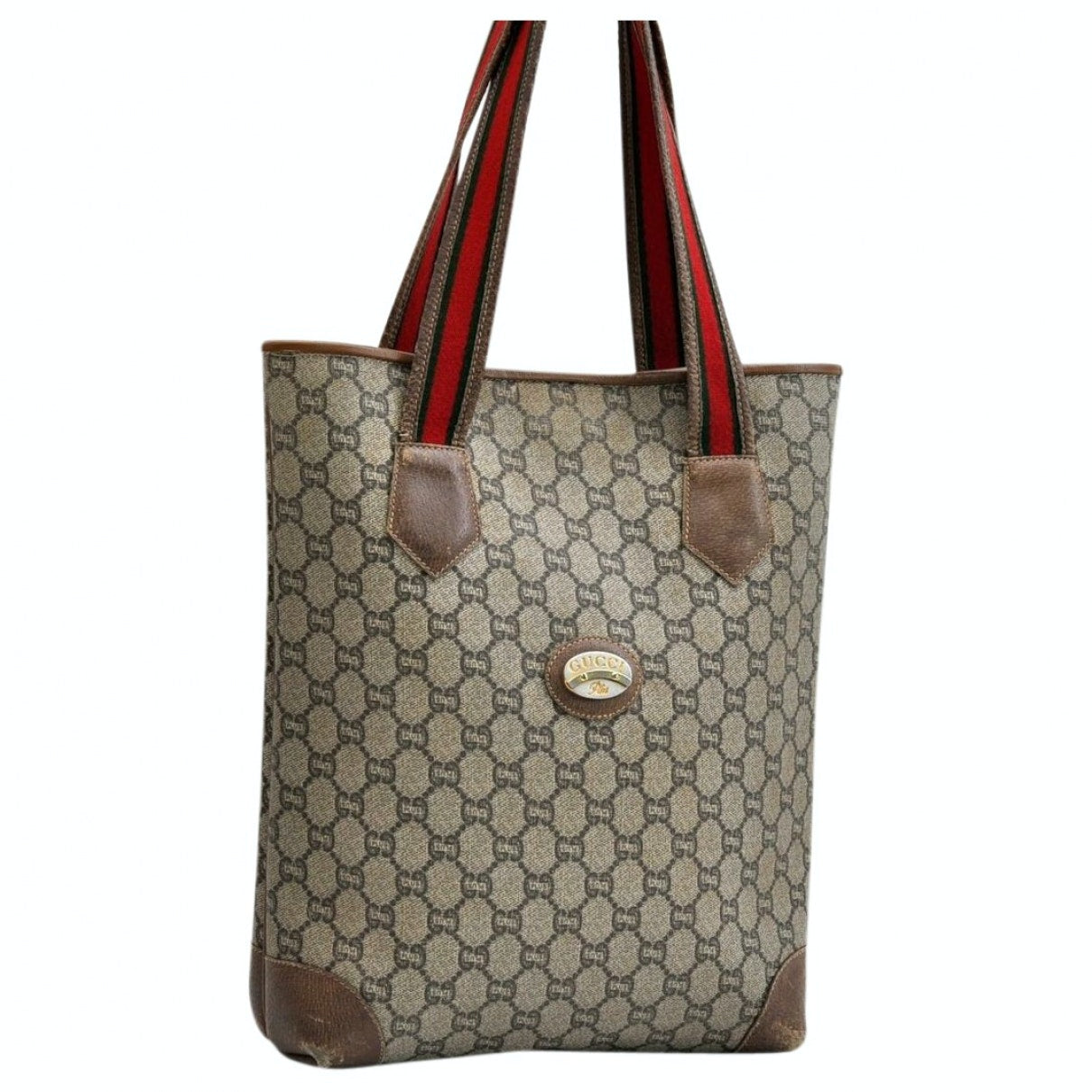 Gucci brown plastic handbag