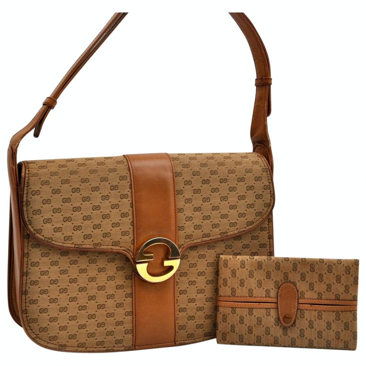 Gucci brown plastic handbag
