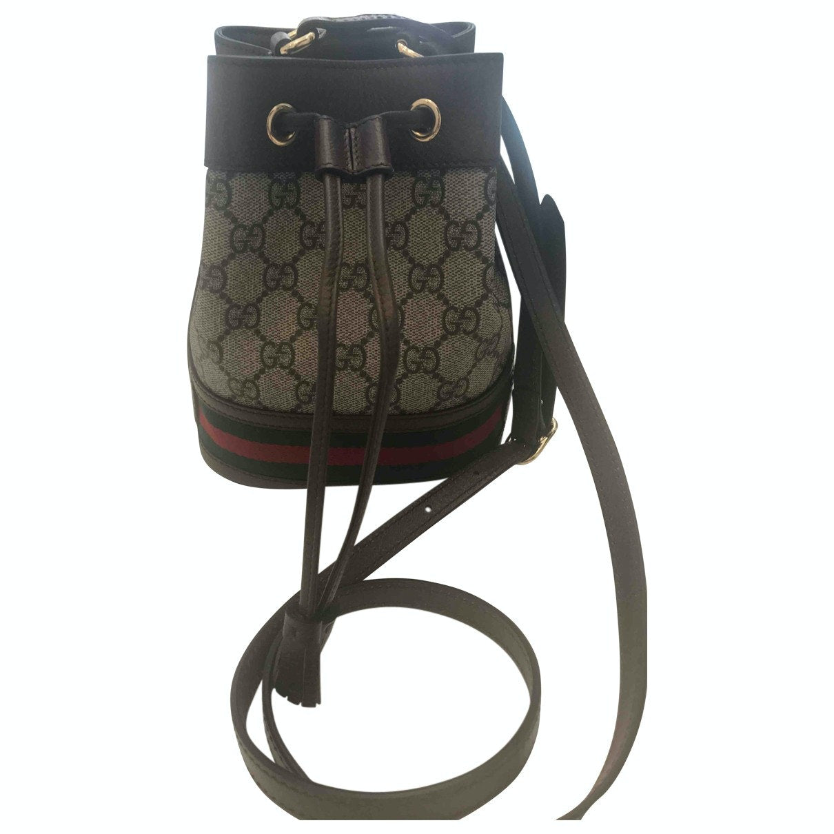 Gucci ophidia beige cloth handbag
