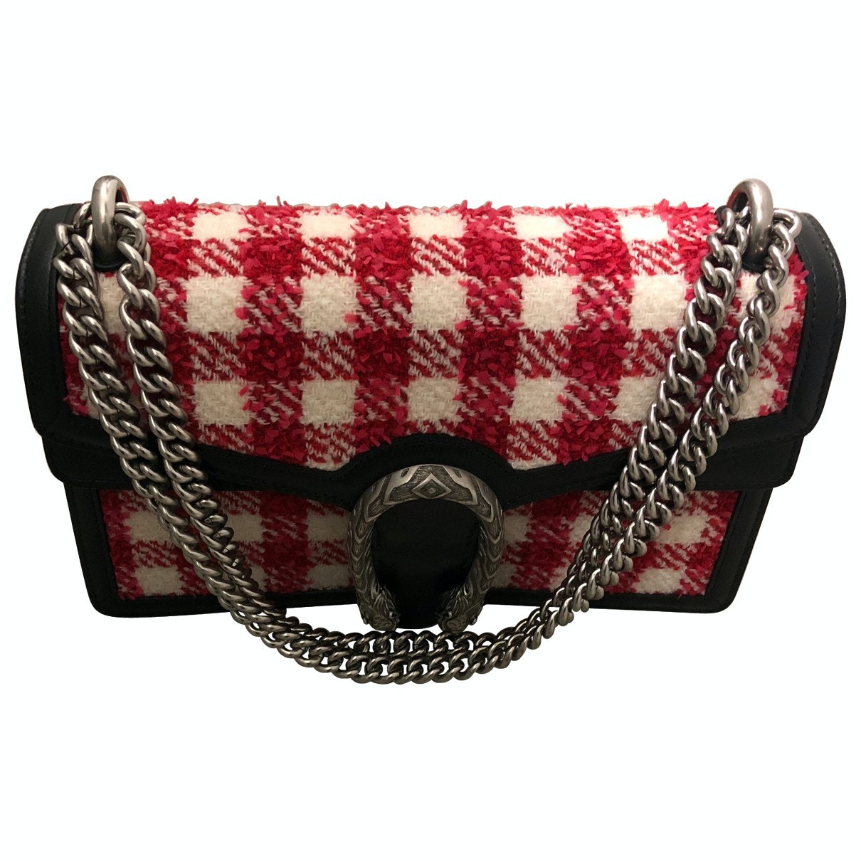 Gucci dionysus red wool handbag