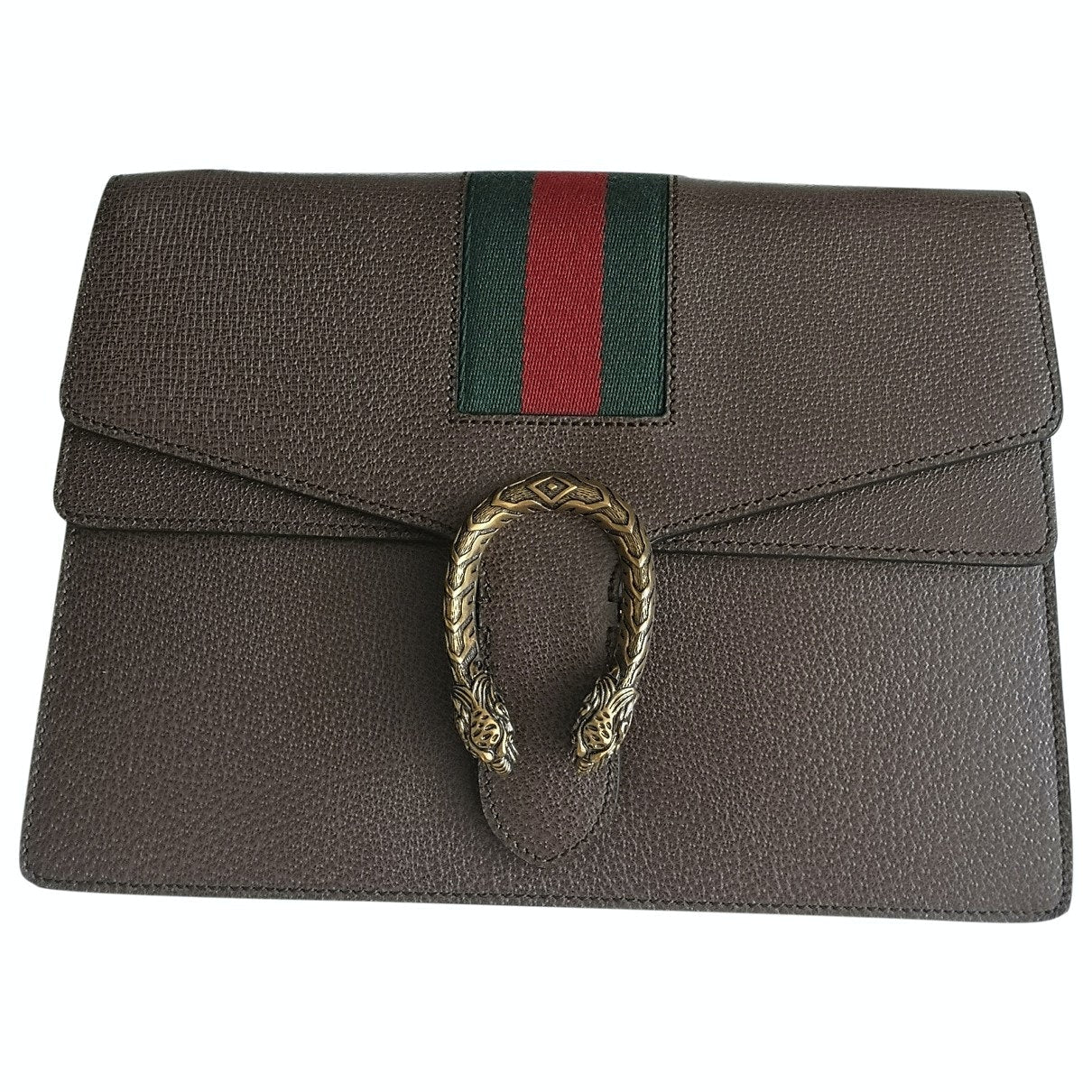 Gucci dionysus brown leather handbag