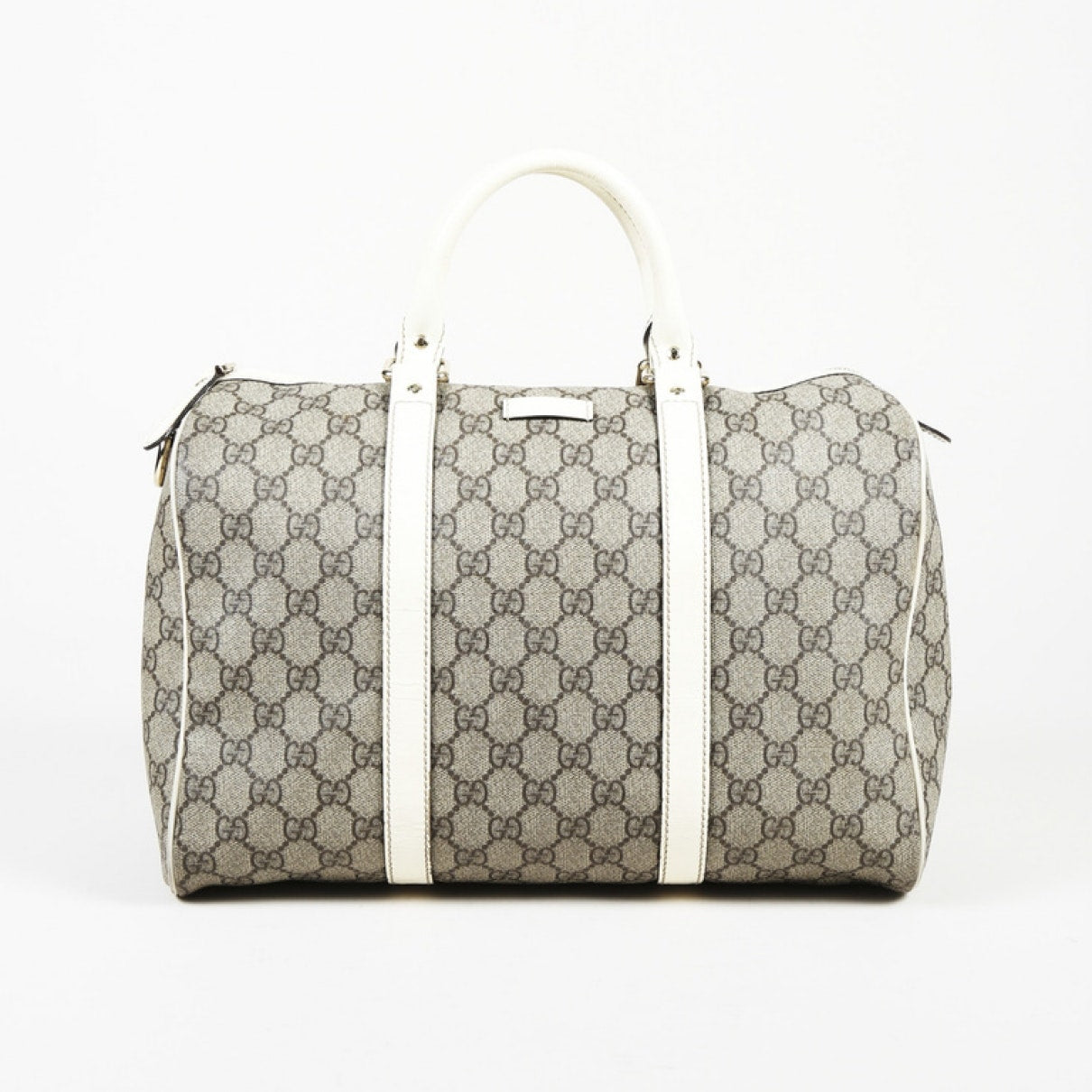 Gucci boston ecru cloth handbag