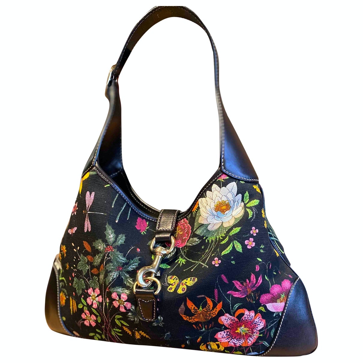 Gucci jackie multicolour cloth handbag