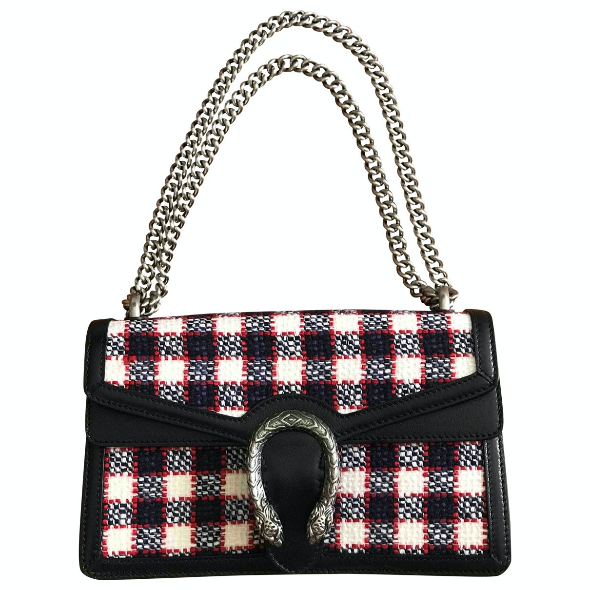 Gucci dionysus multicolour tweed handbag
