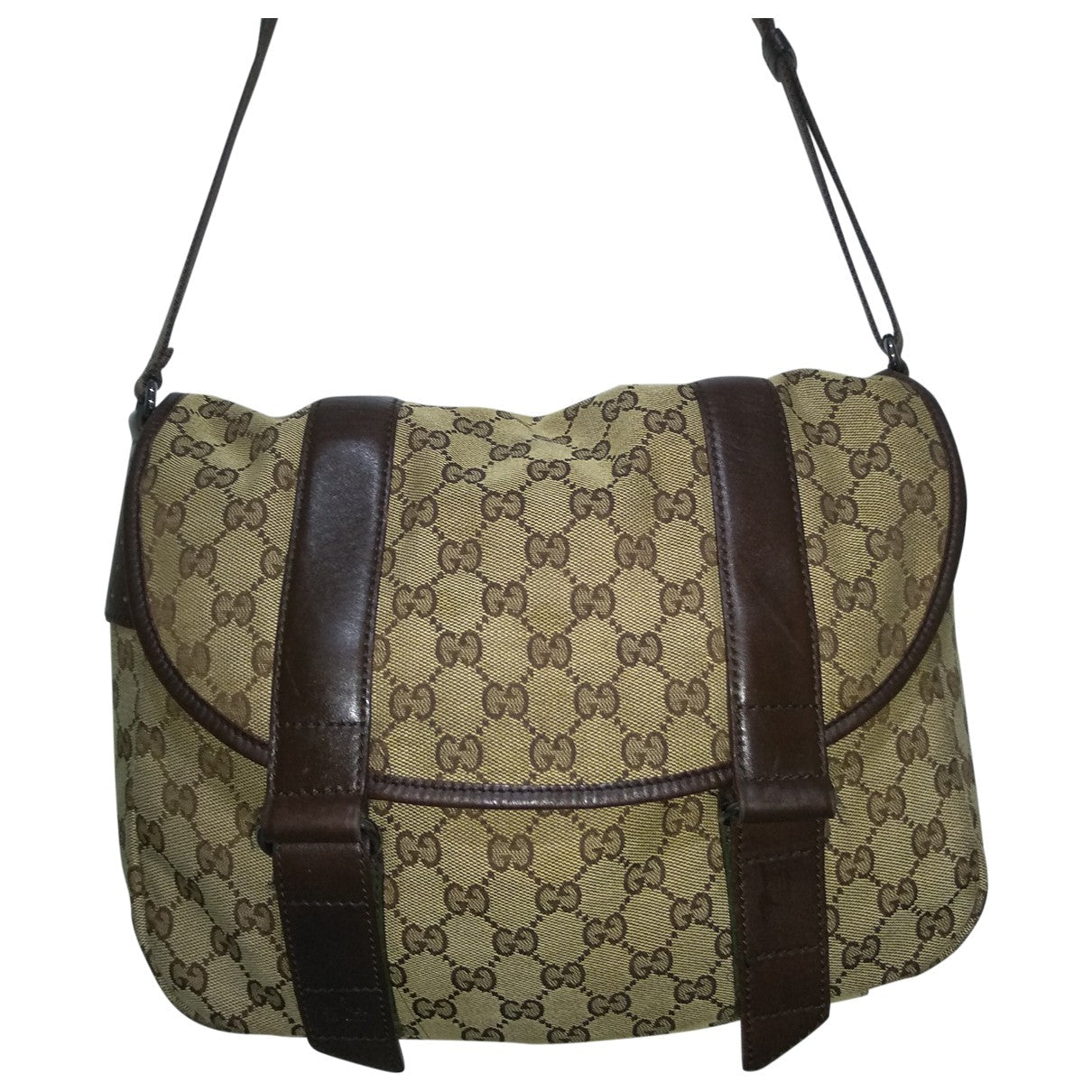 Gucci beige cloth bag
