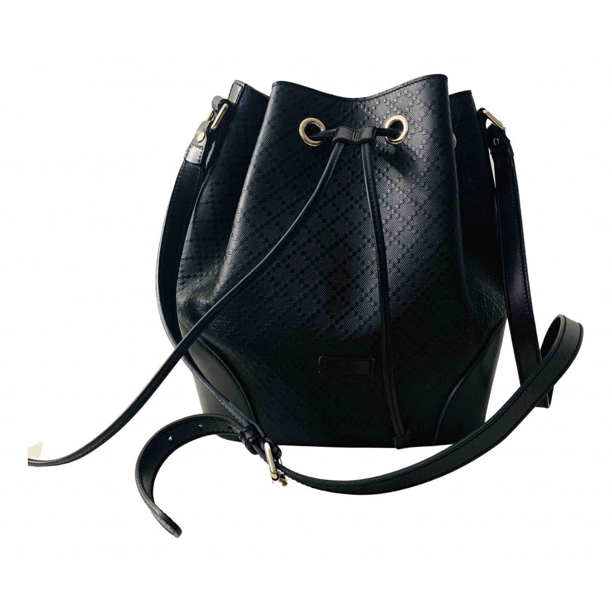Gucci black leather handbag