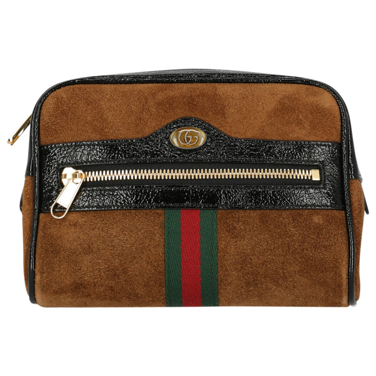 Gucci ophidia brown leather handbag