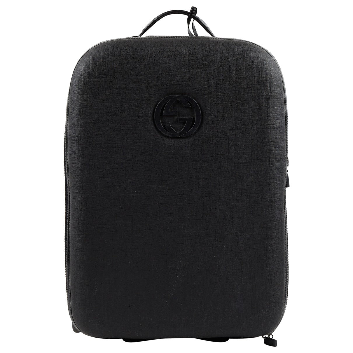 Gucci black cloth travel bag