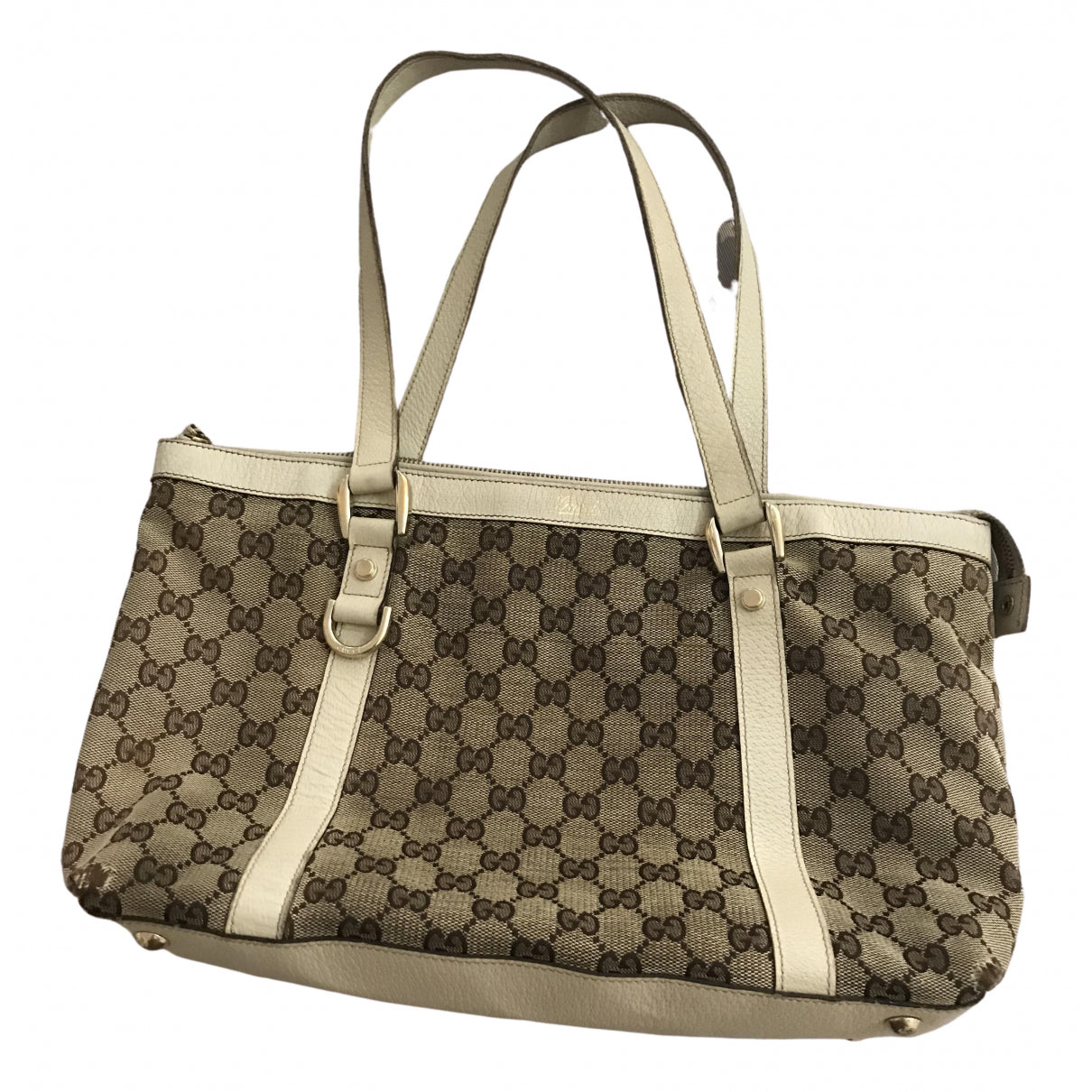 Gucci beige cloth handbag