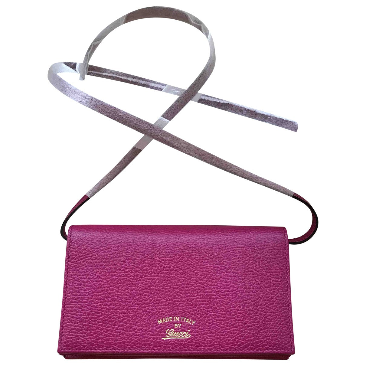 Gucci swing pink leather handbag