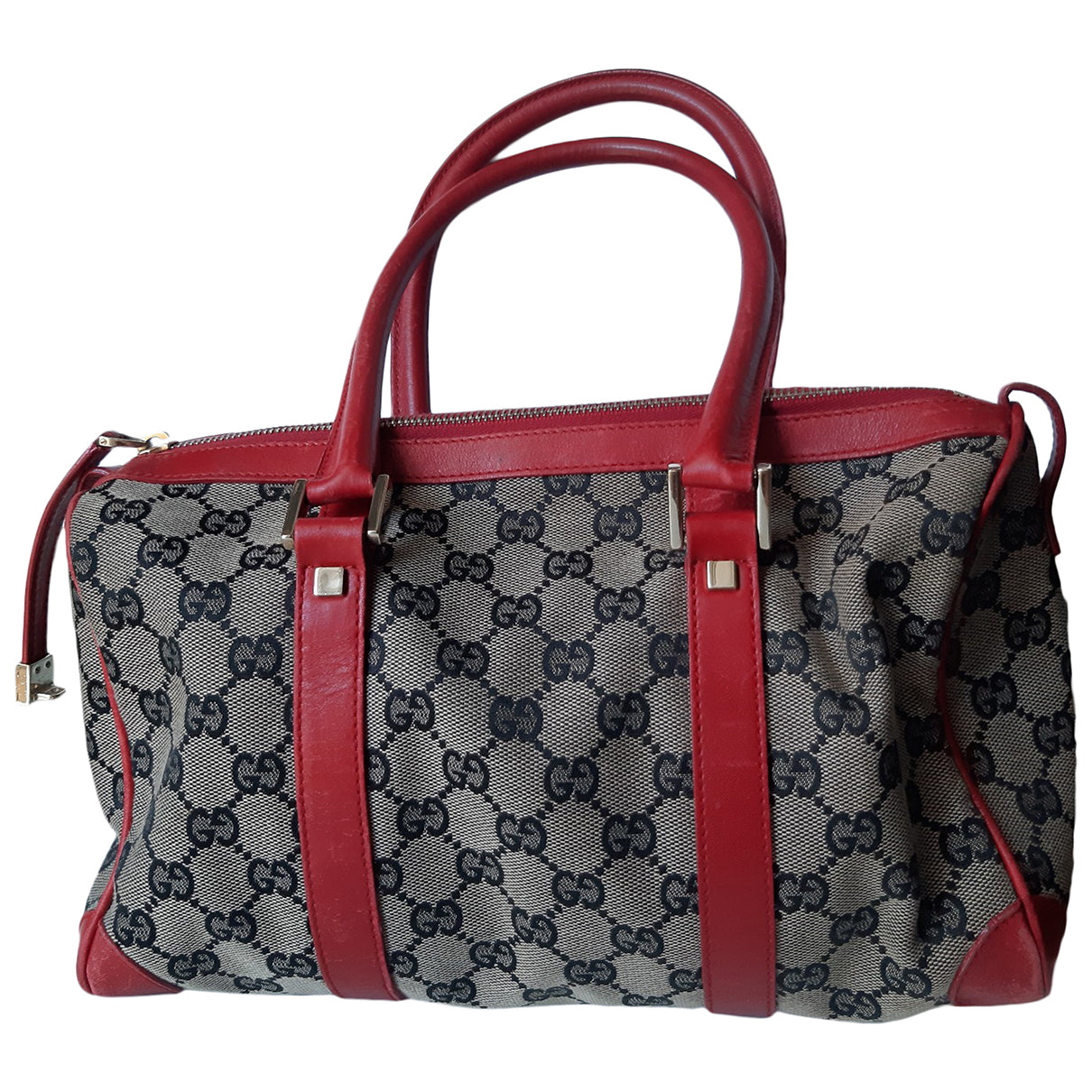 Gucci dôme red cloth handbag
