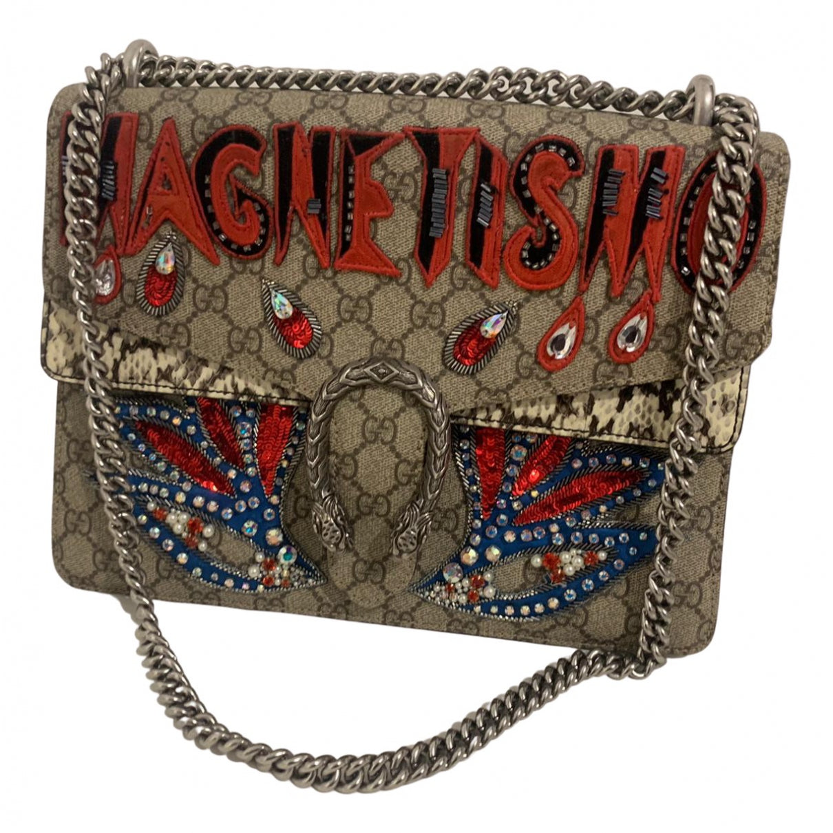 Gucci dionysus beige cloth handbag