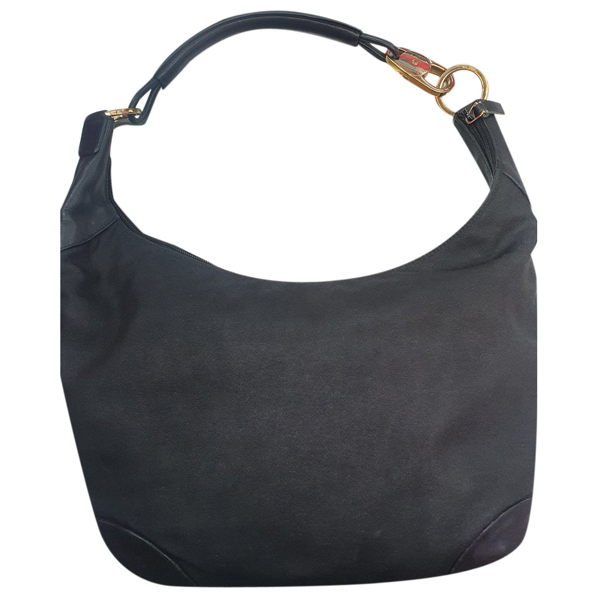 Gucci hobo black cloth handbag