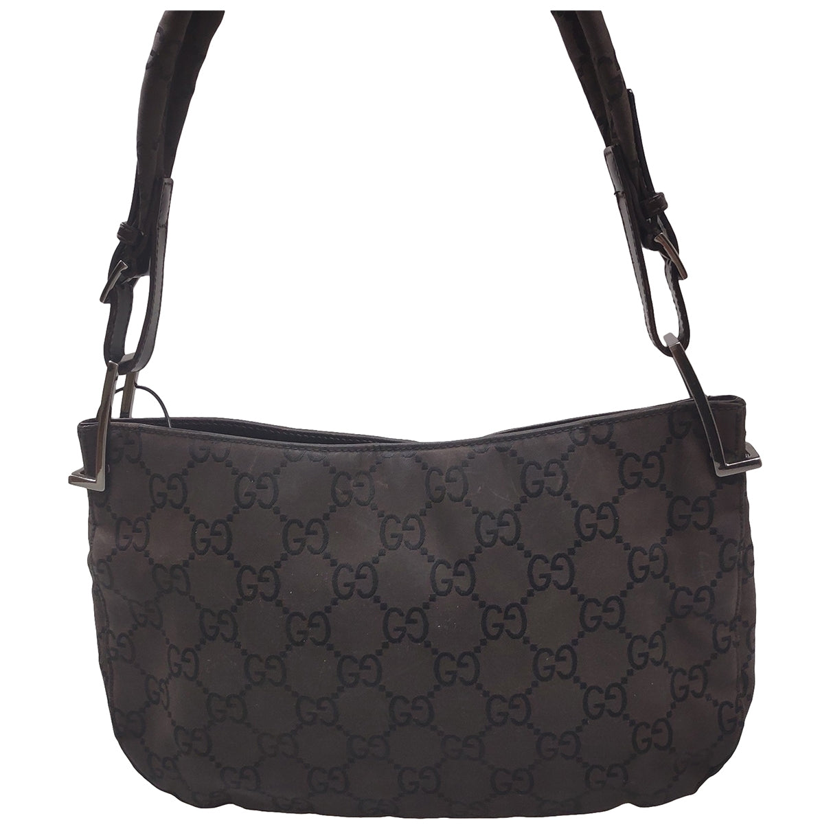 Gucci brown cloth handbag