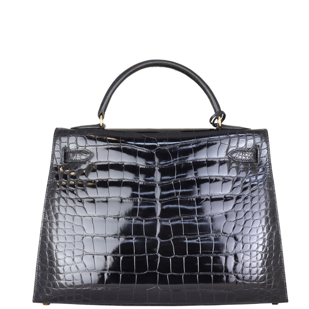 Hermes Kelly Sellier Alligator Crossbody Bag
