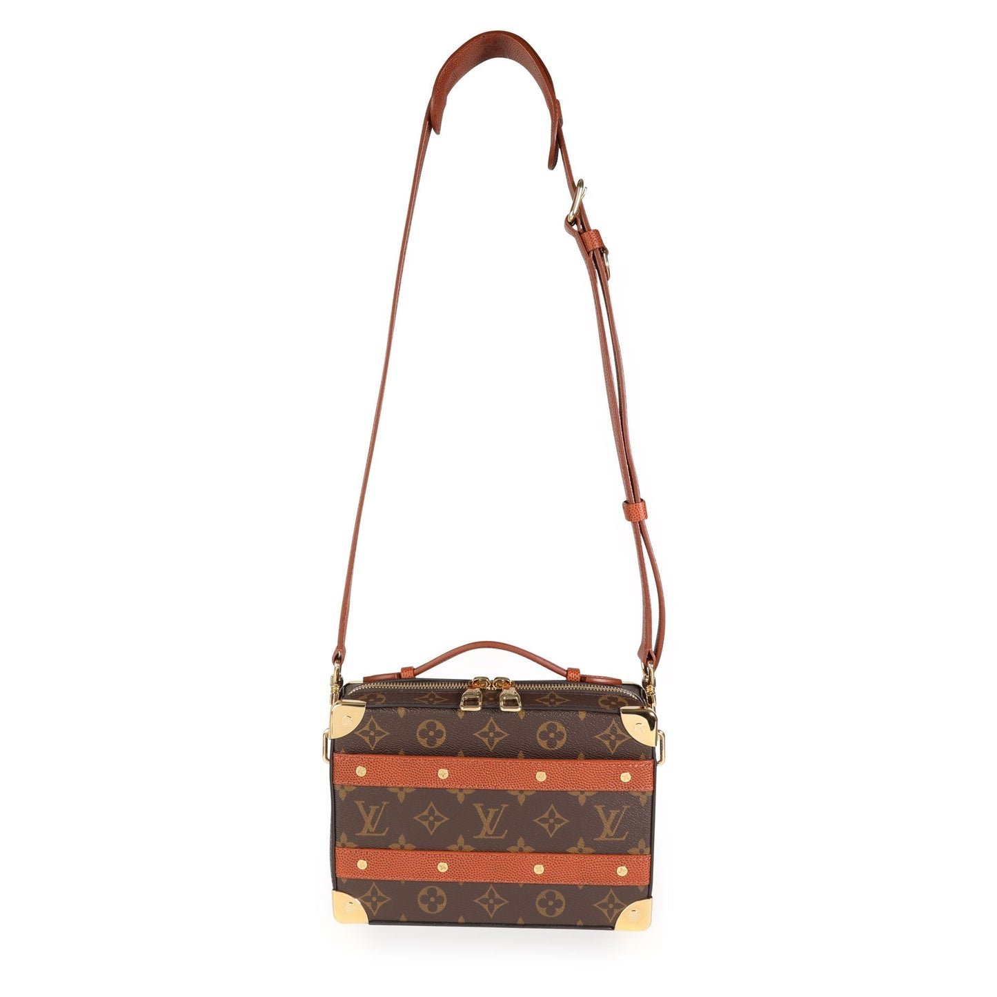 Louis Vuitton Limited Editionx NBA Handle Trunk Monogram Canvas Handbag