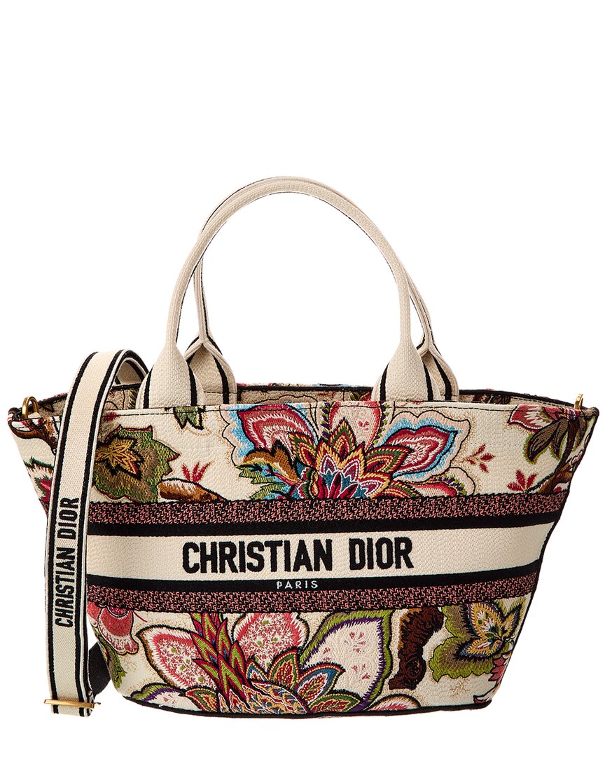 Dior Handbag Hat Bag Canvas Basket