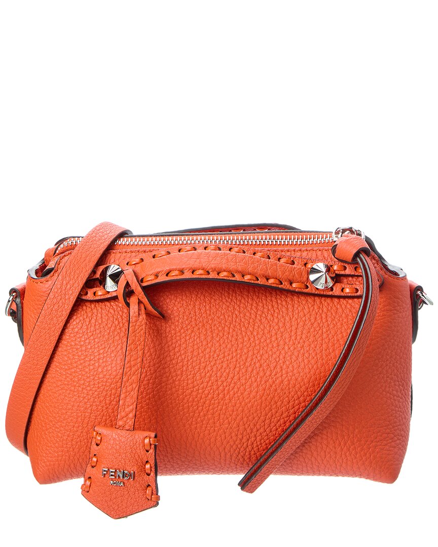Fendi Handbag By The Way Selleria Satchel 7 Leather Red Mini Satchel Bag