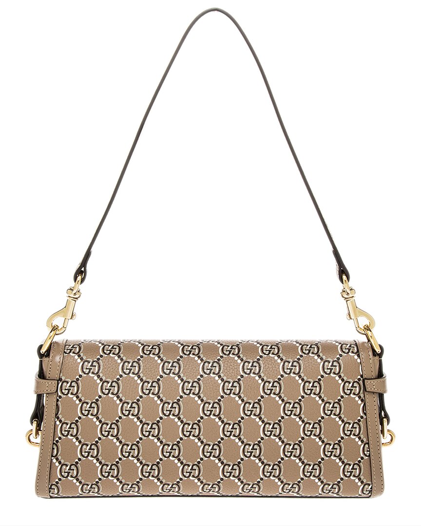 Gucci Gg Luce Canvas & Leather Shoulder Bag