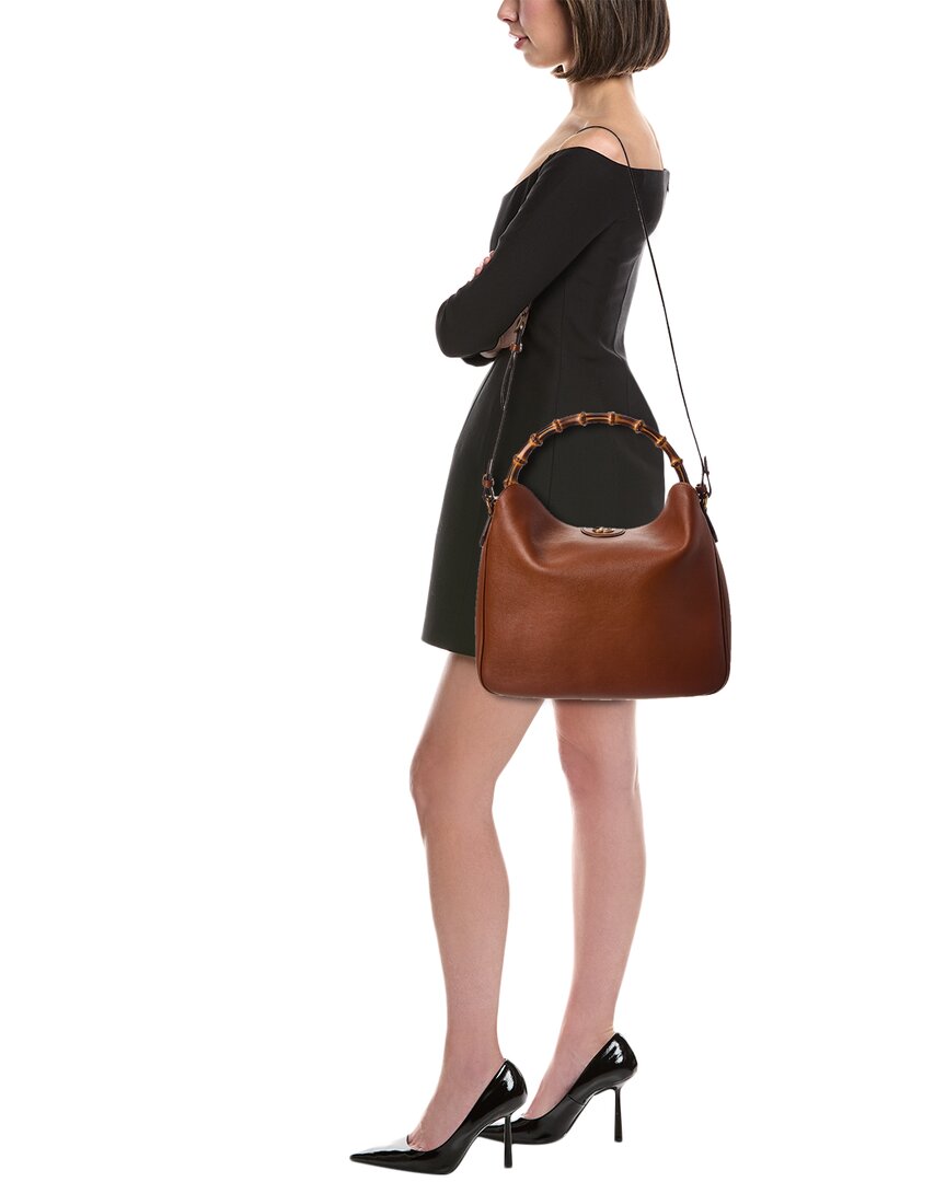 Gucci Diana Large Leather Shoulder Bag
