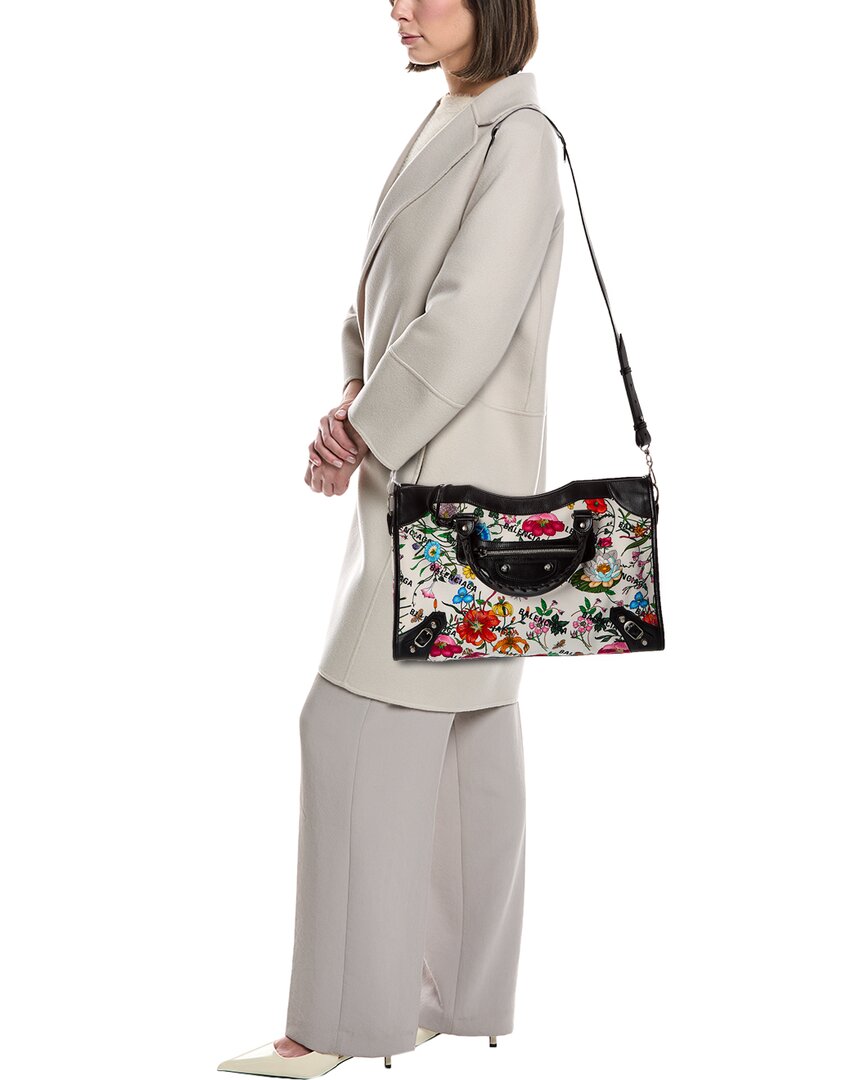 Gucci X Balenciaga Medium Canvas & Leather Tote