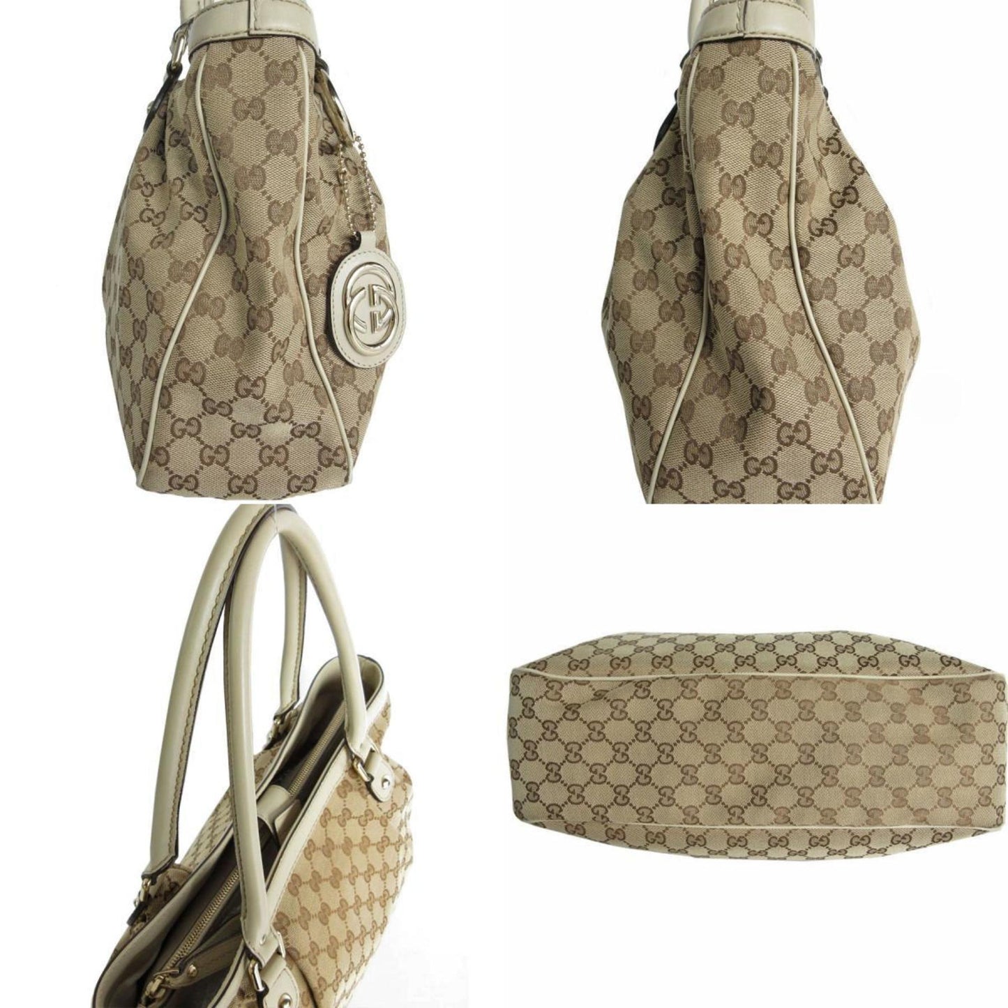 Gucci Gucci Gg Canvas 1289 Travel Bag