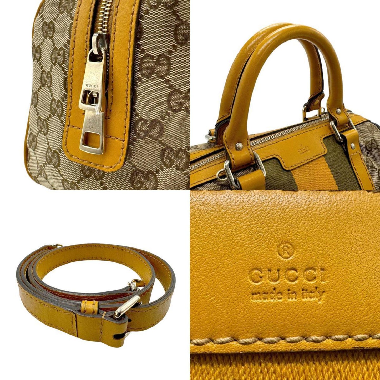 Gucci Gucci Gg Canvas 1317 Travel Bag