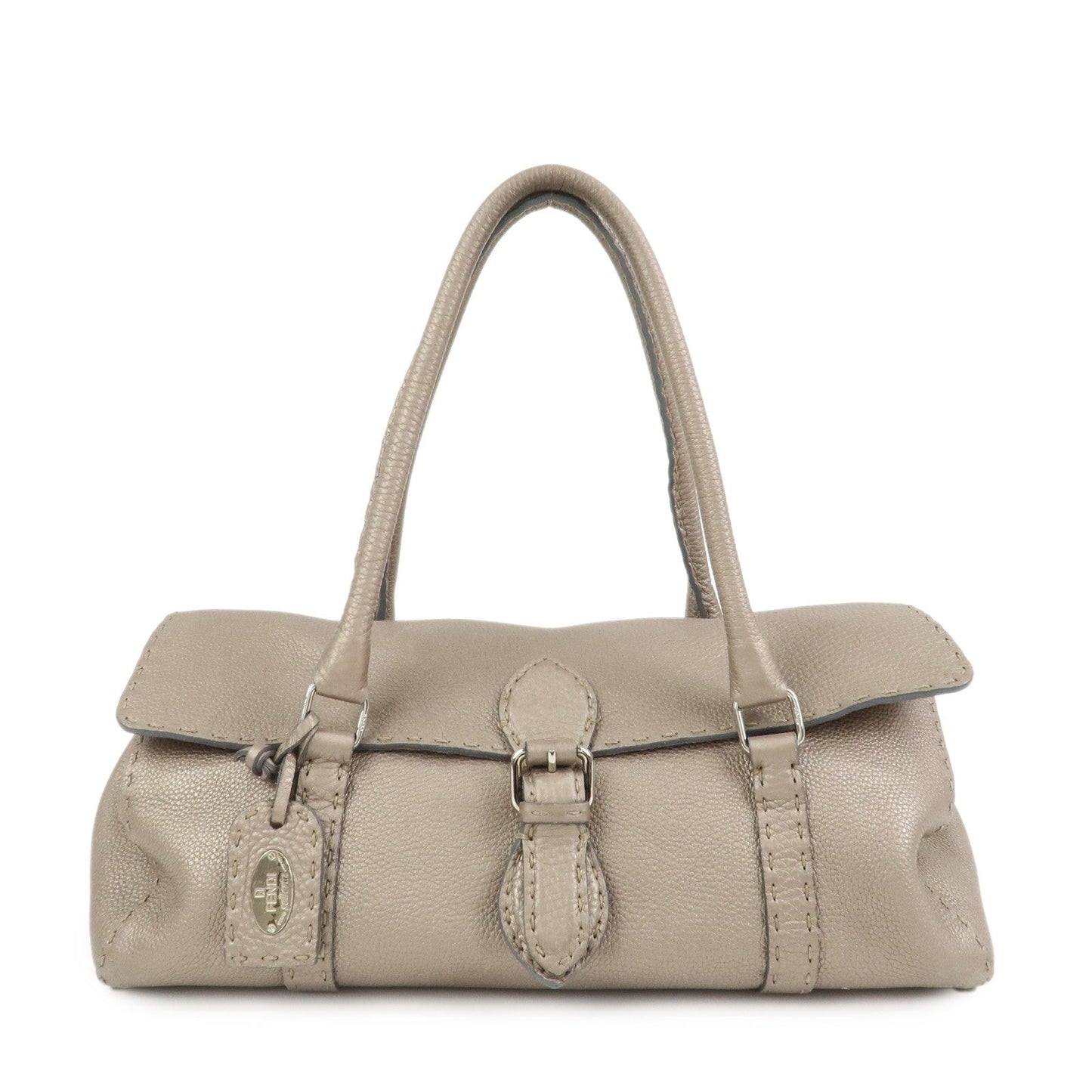 Shoulder Bag Seleria Linda Hand Bag Greige Leather