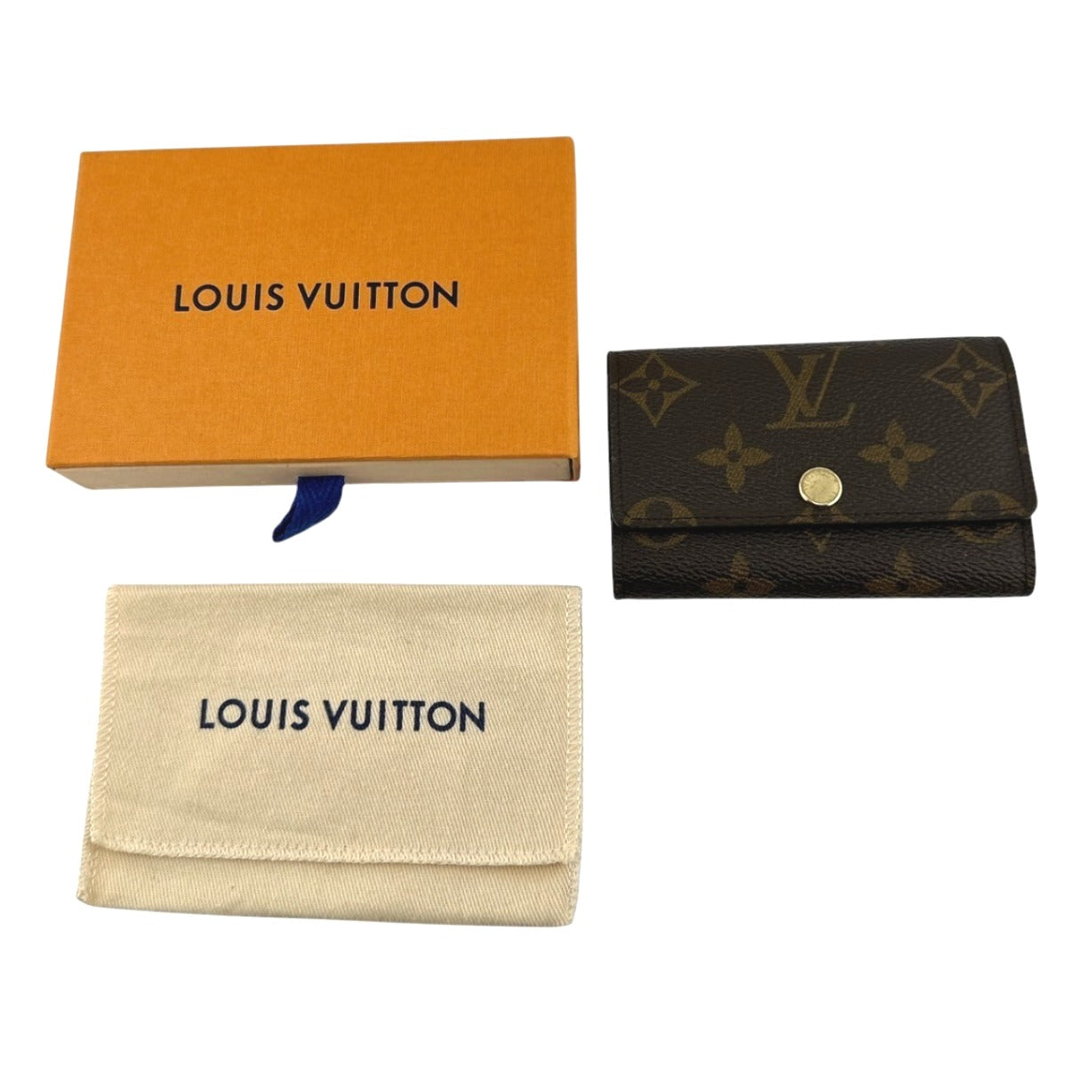 Louis Vuitton Key holder M62630 Key Monogram Canvas Brown Key Chain 3