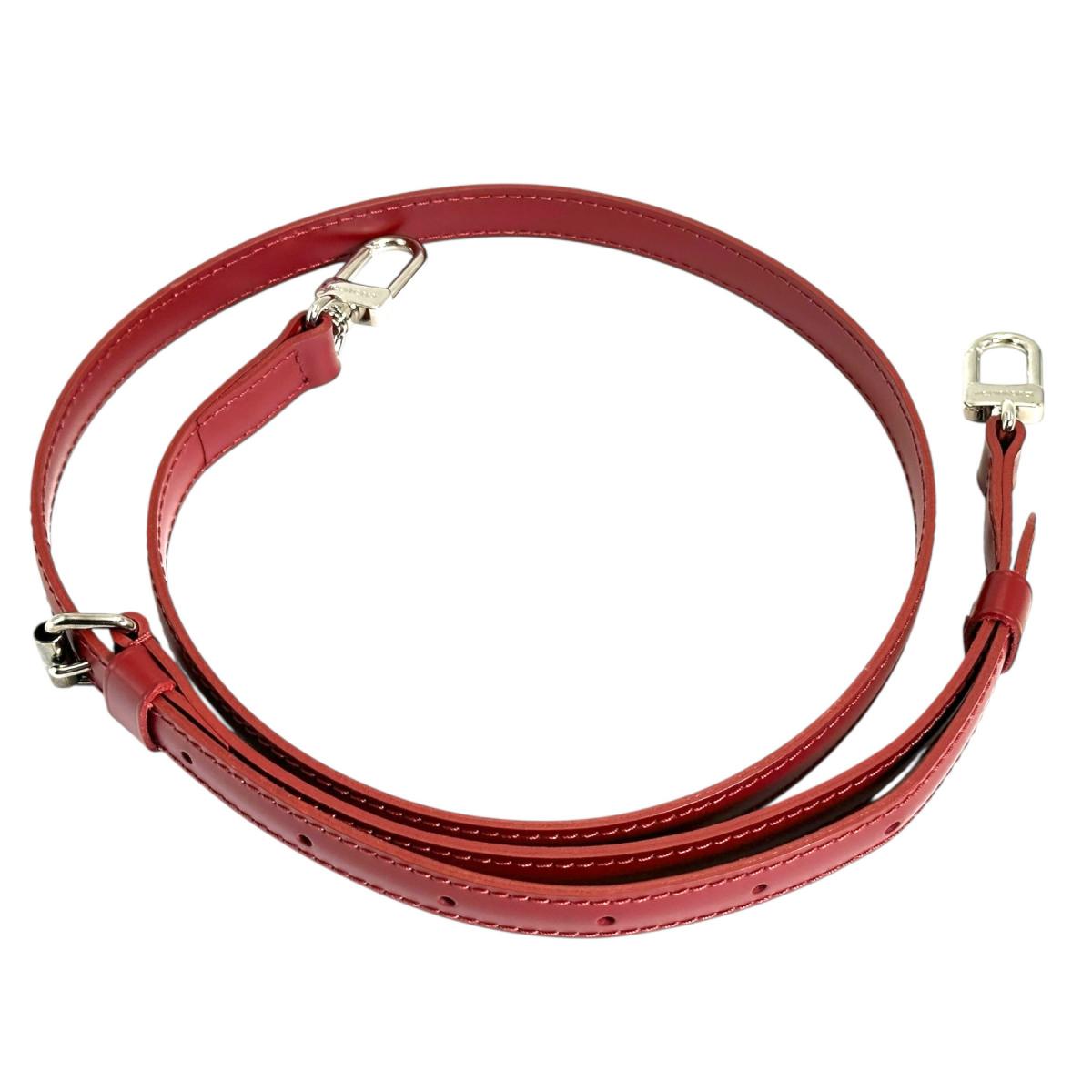 Louis Vuitton strap Epi strap Leather Red Shoulder Bag