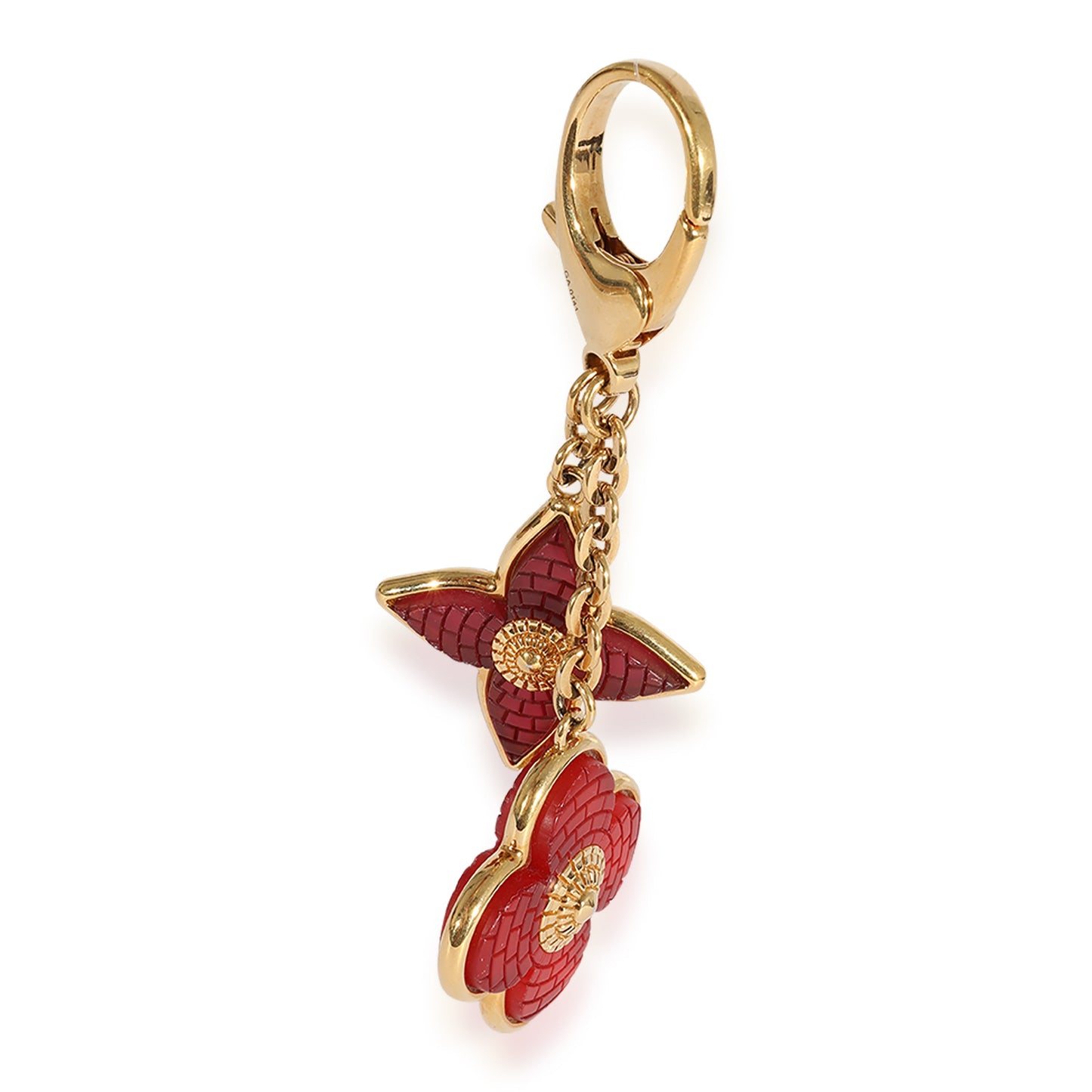Louis Vuitton Tone & Resin Bijoux Charm Red Gold Handbag