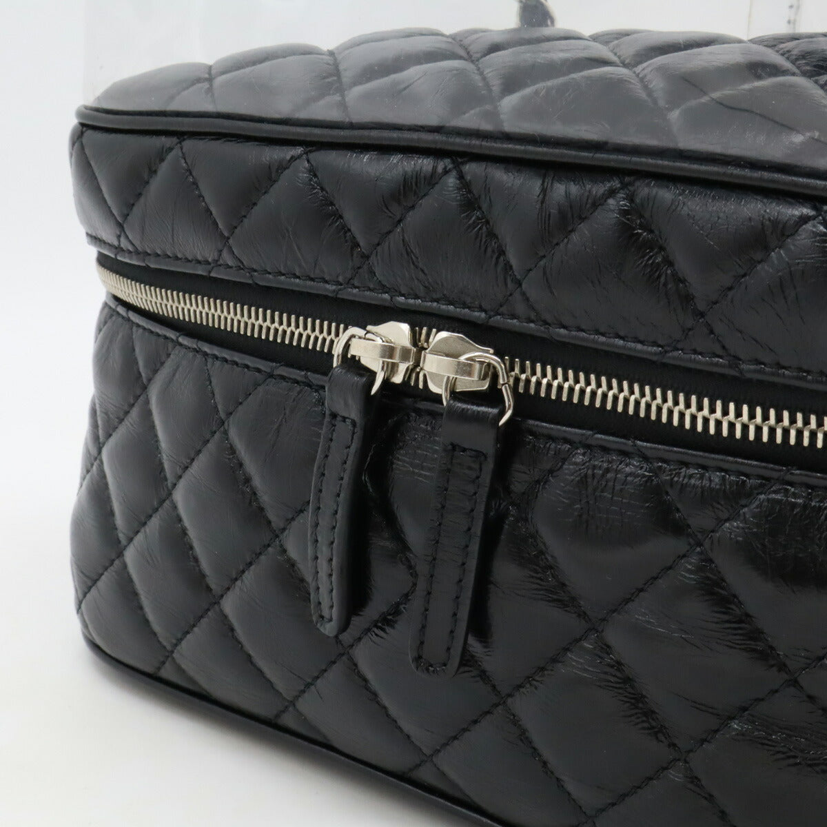 Chanel Leather/Vinyl Matelasse Coco Mark Shoulder Bag A57826
