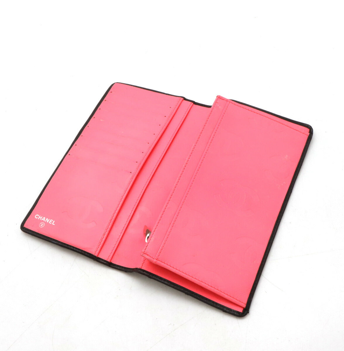 Chanel Cambon Line Soft Calf Coco Mark Long Wallet Wallet A26717