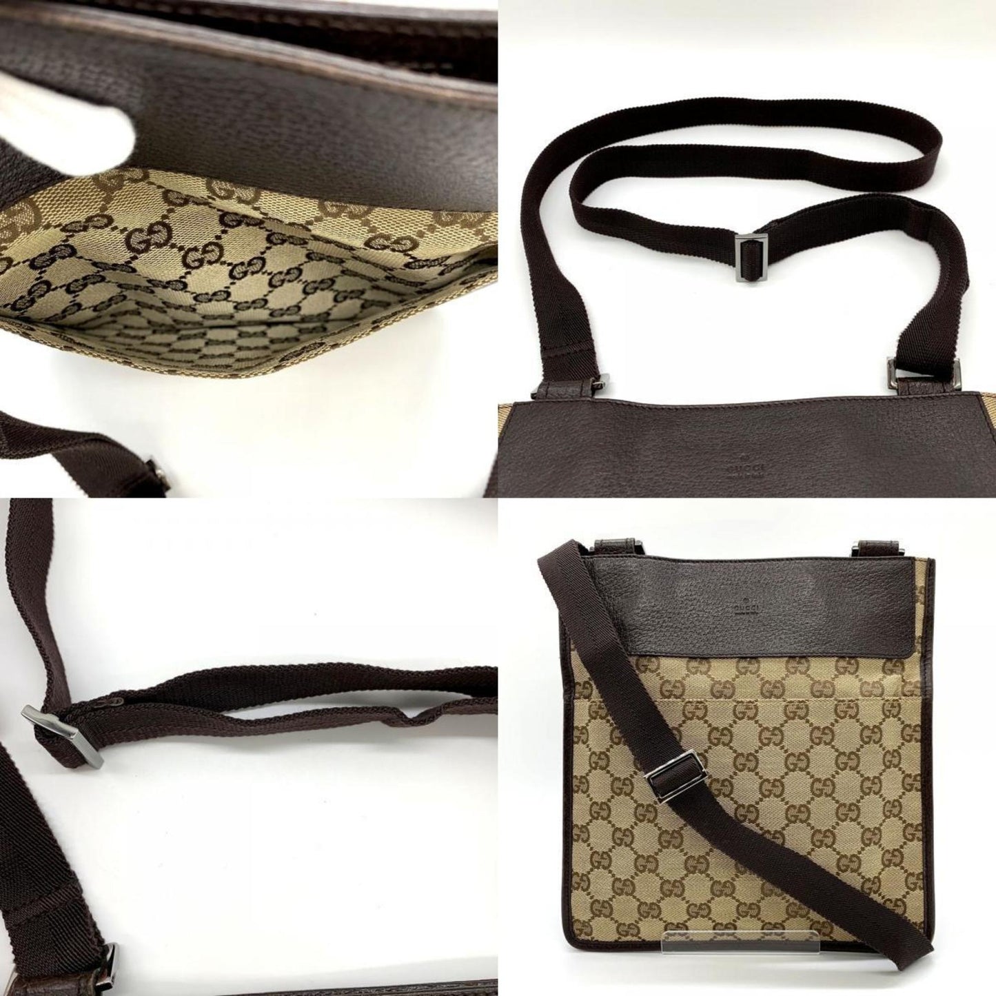 Gucci Shoulder Bag Canvas Canvas 1564