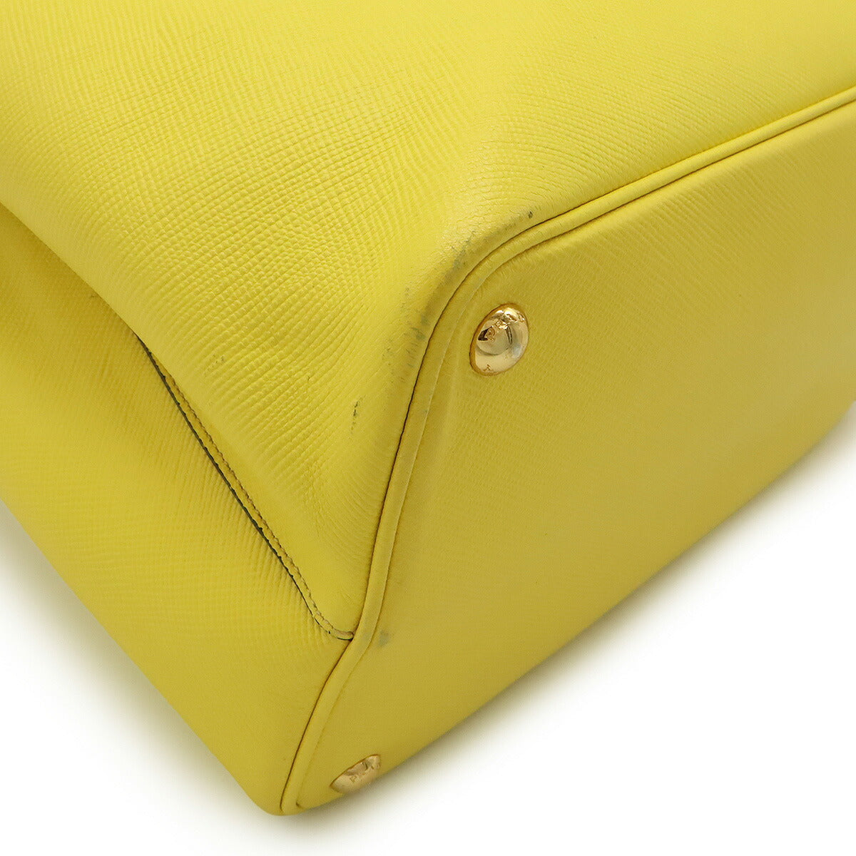 Prada 2Way Handbag Leather Saffiano Travel Bag