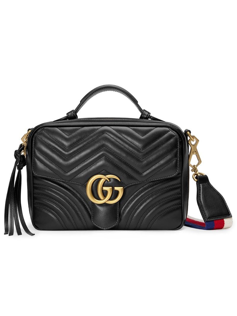 Gucci - GG Marmont matelassé shoulder bag - women - Calf Leather - One Size - Black